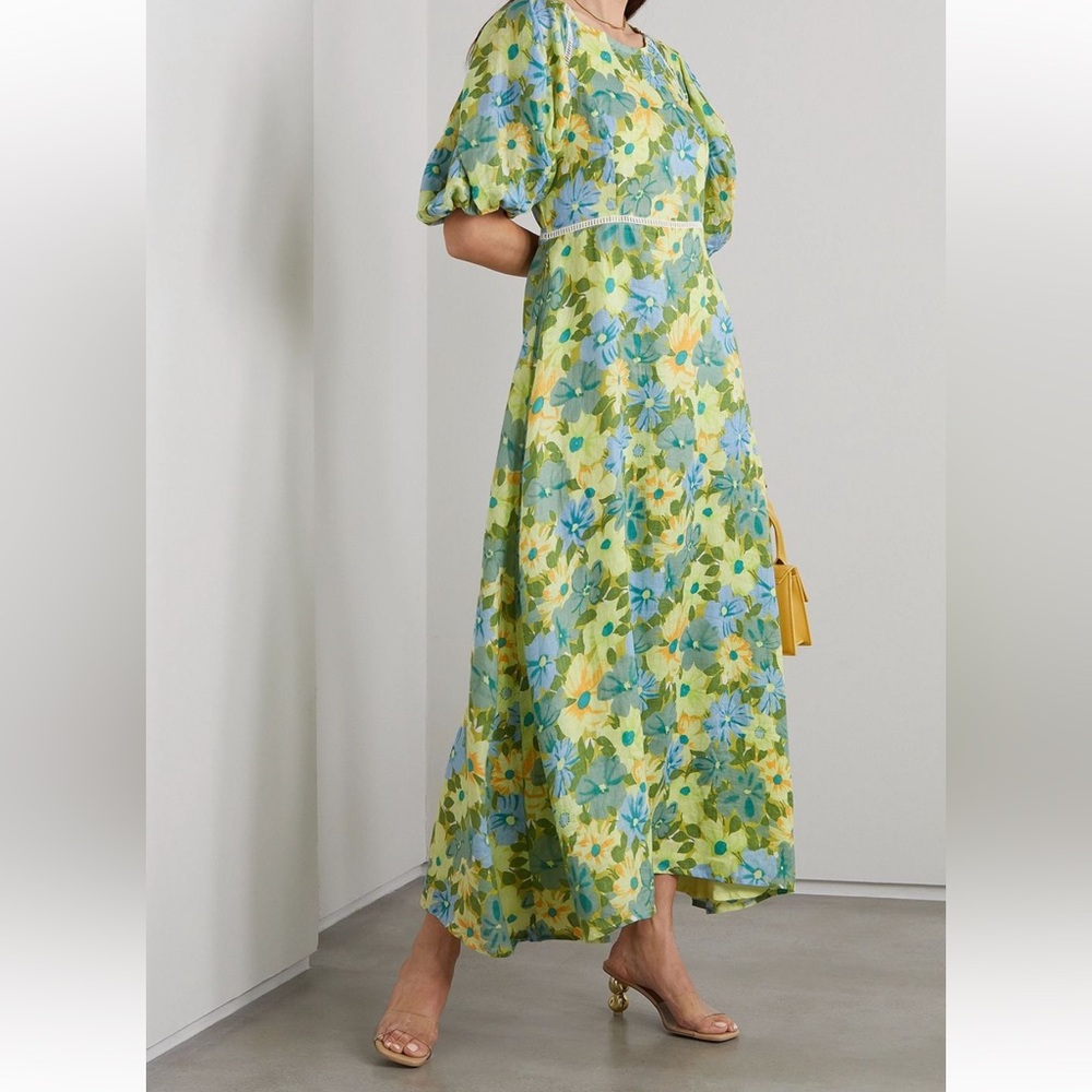 Faithful The Brand Valerina Maxi Dress Francis Floral Small - NWT